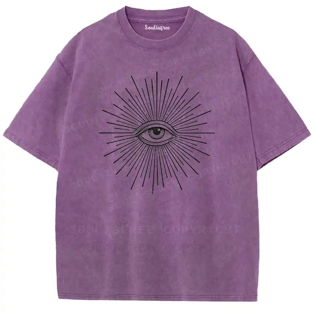 Radiant Sacred Eye Washed T-shirt