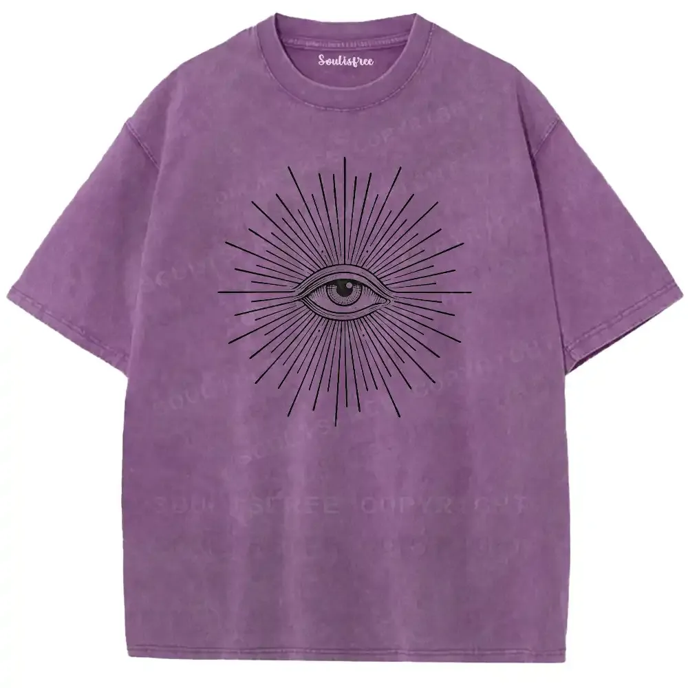 Radiant Sacred Eye Washed T-shirt