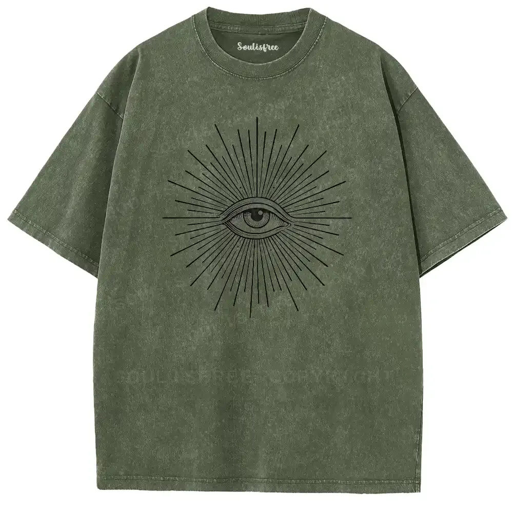Radiant Sacred Eye Washed T-shirt