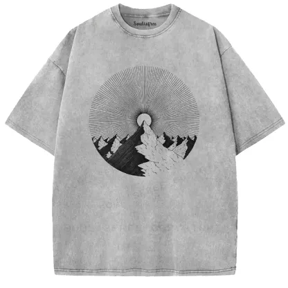 Sacred Light Mountain Washed T-shirt