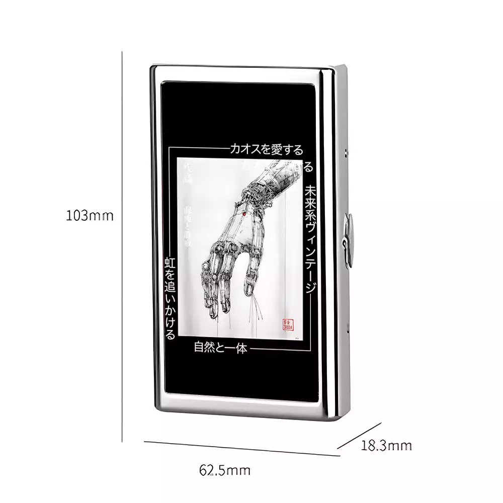 Soulisfree Cyberpunk Mechanical Hand Metal Pocket Case
