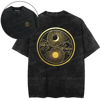 Solar-Lunar Tai Chi Washed T-shirt