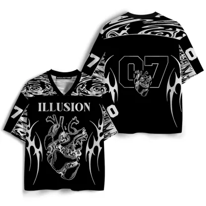 Soulistree Chrome Heart Vision Mesh Jersey