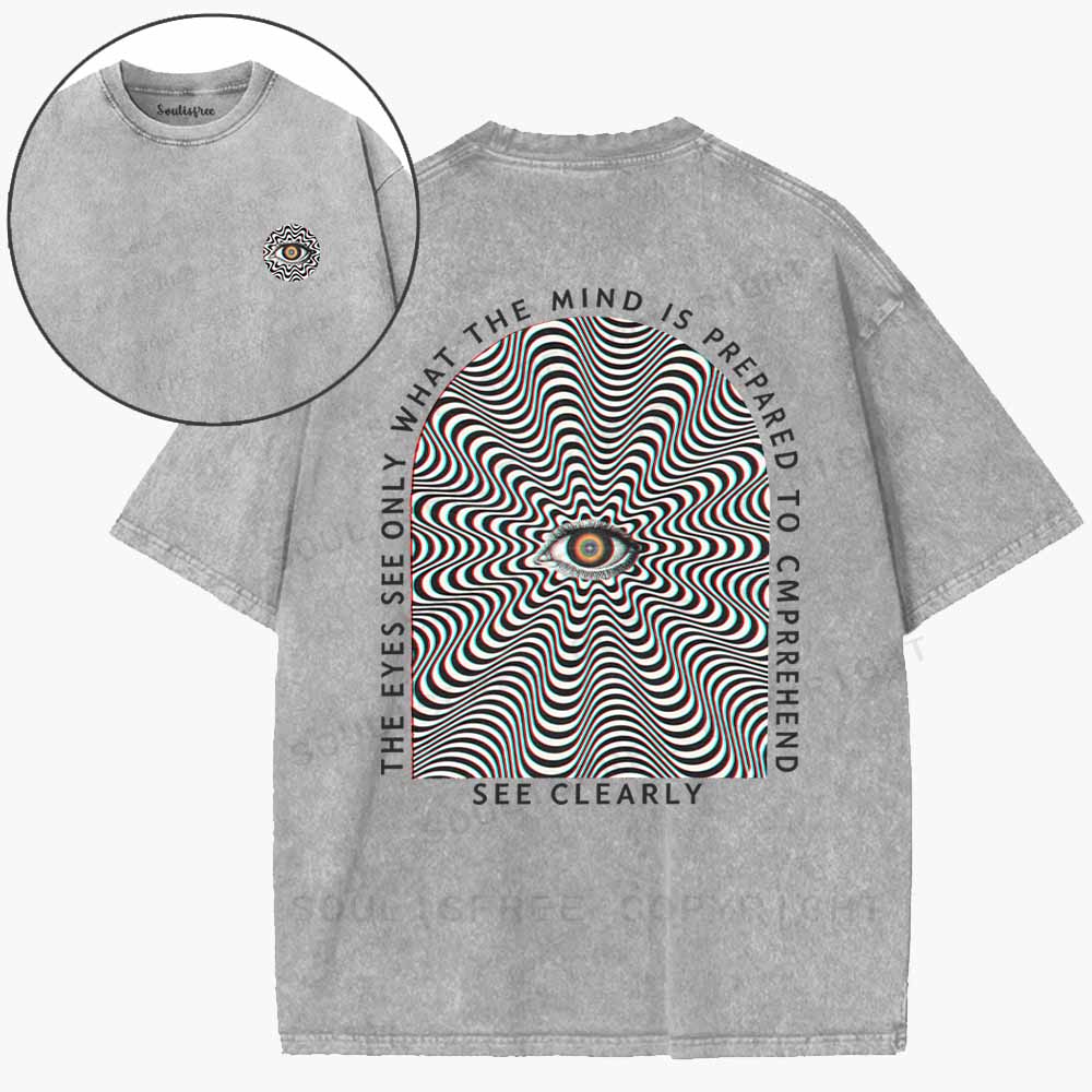 Soulisfree  The Eyes Of Perception Washed Tee
