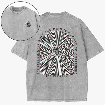 Soulisfree  The Eyes Of Perception Washed Tee