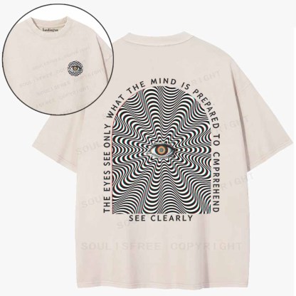 Soulisfree  The Eyes Of Perception Washed Tee