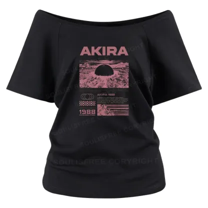 Destruction Off Shoulder Top