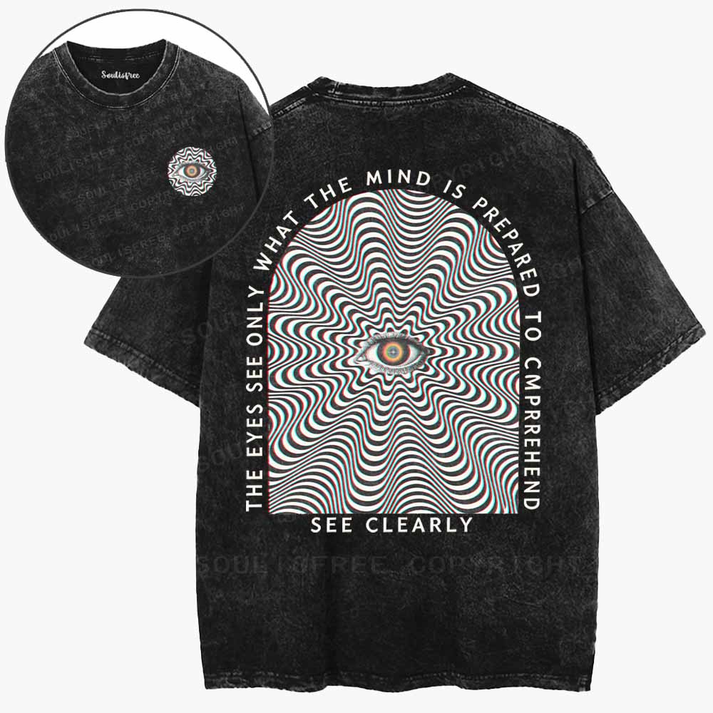 Soulisfree  The Eyes Of Perception Washed Tee