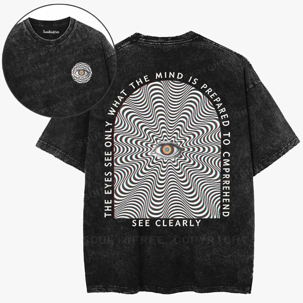 Soulisfree The Eyes Of Perception Washed Tee