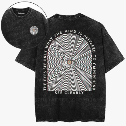 Soulisfree  The Eyes Of Perception Washed Tee