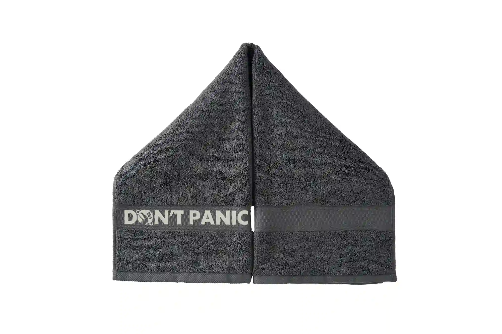Don't Panic, The Answer Is 42 Embroidered Hand Towel