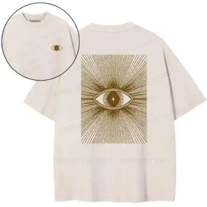 Golden Glow Sacred Eye Washed T-shirt