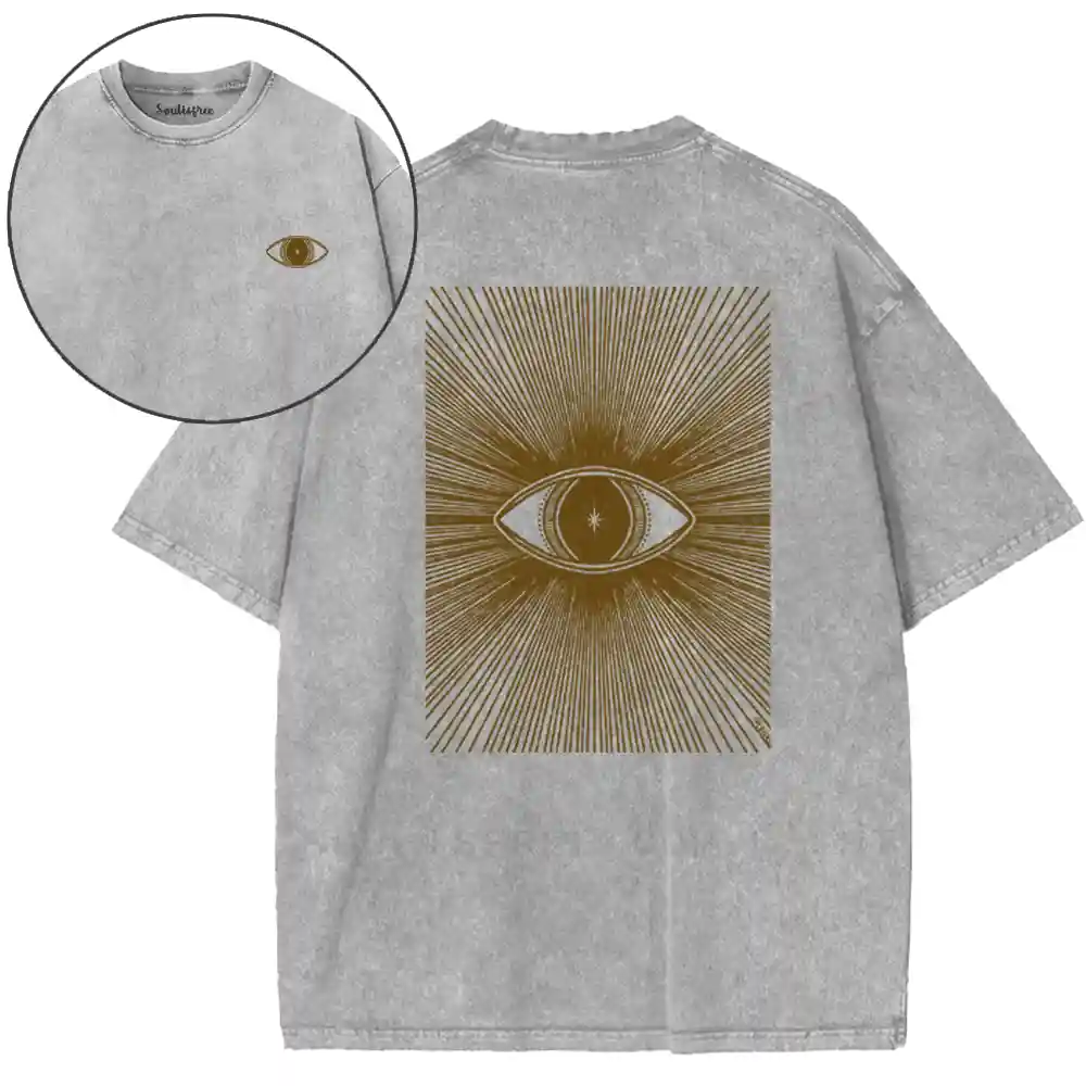 Golden Glow Sacred Eye Washed T-shirt