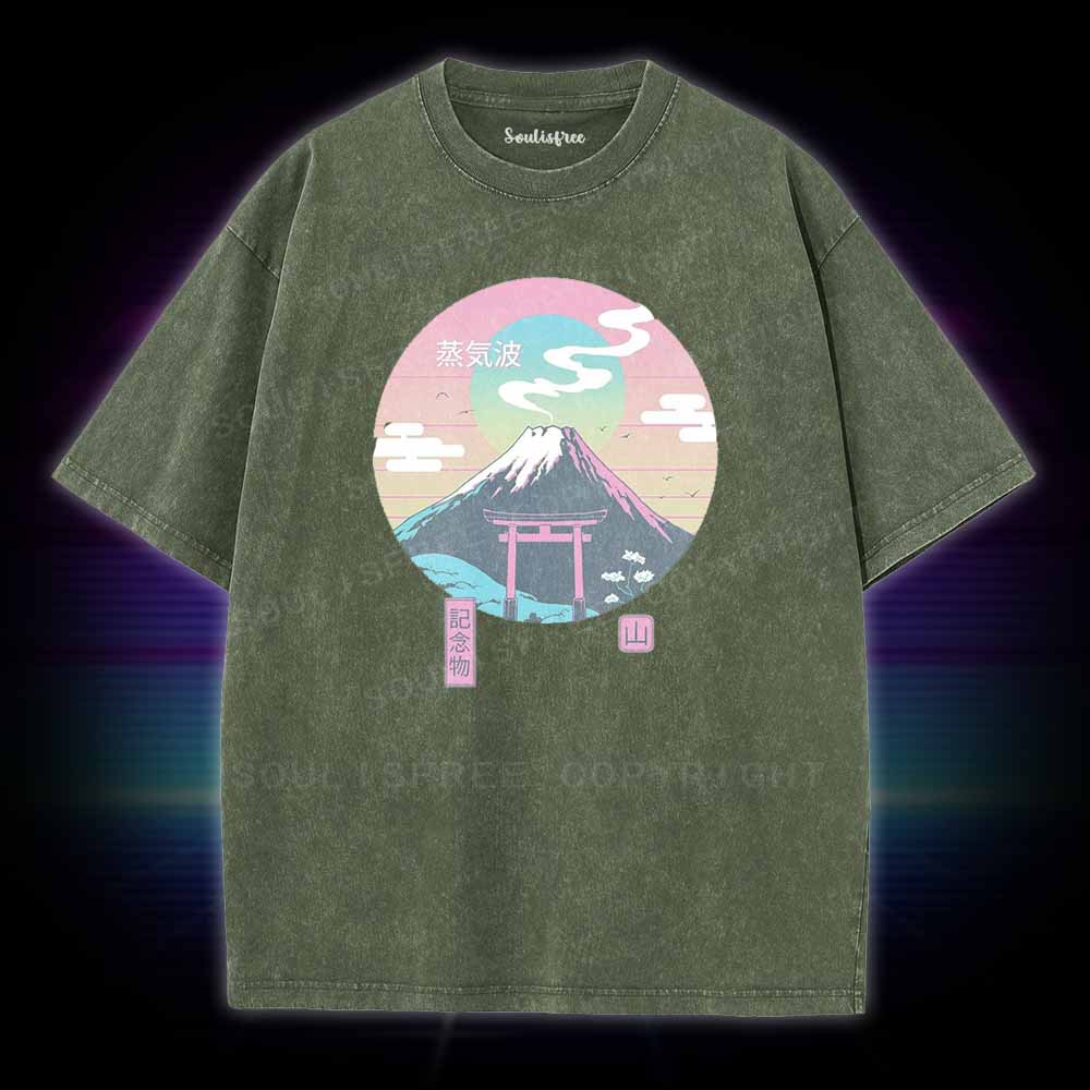 Soulisfree Fuji Wave Washed Tee
