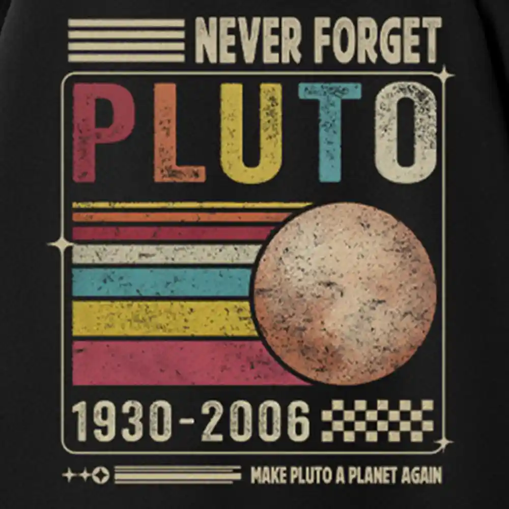 Never Forget Pluto Fleece Hoodie Set