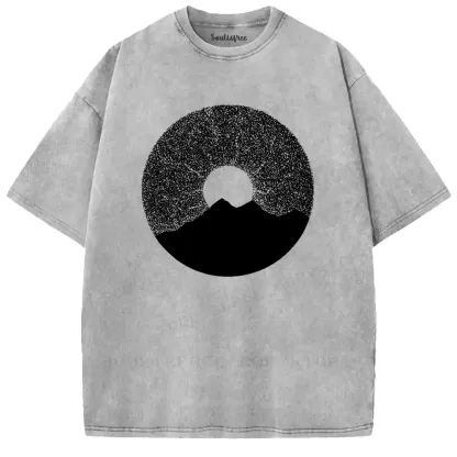Contemplative Stardust Landscape Washed T-shirt