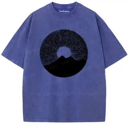 Contemplative Stardust Landscape Washed T-shirt