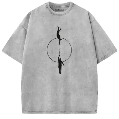 Inverted Binary Being Washed T-shirt