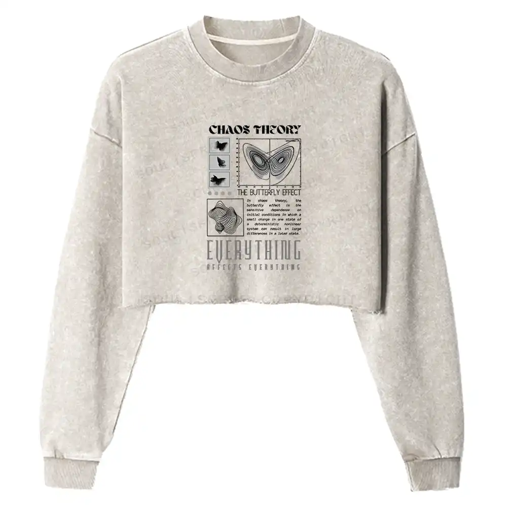 Chao's Beauty Washed Cropped Sweatshirt