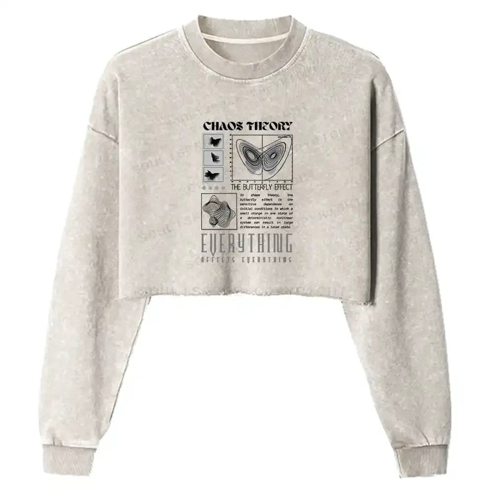 Chao's Beauty Washed Cropped Sweatshirt