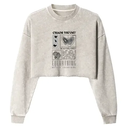 Chao's Beauty Washed Cropped Sweatshirt