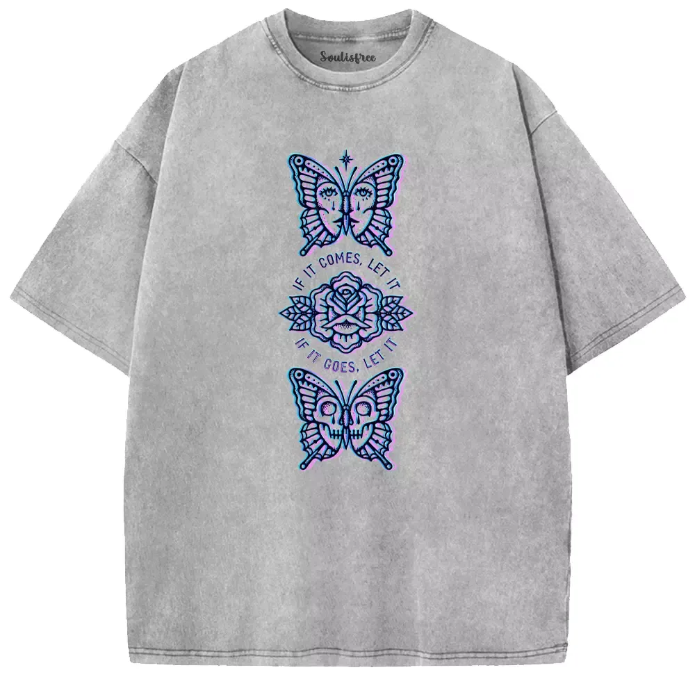 Soulisfree Let It Come, Let It Go Washed Tee