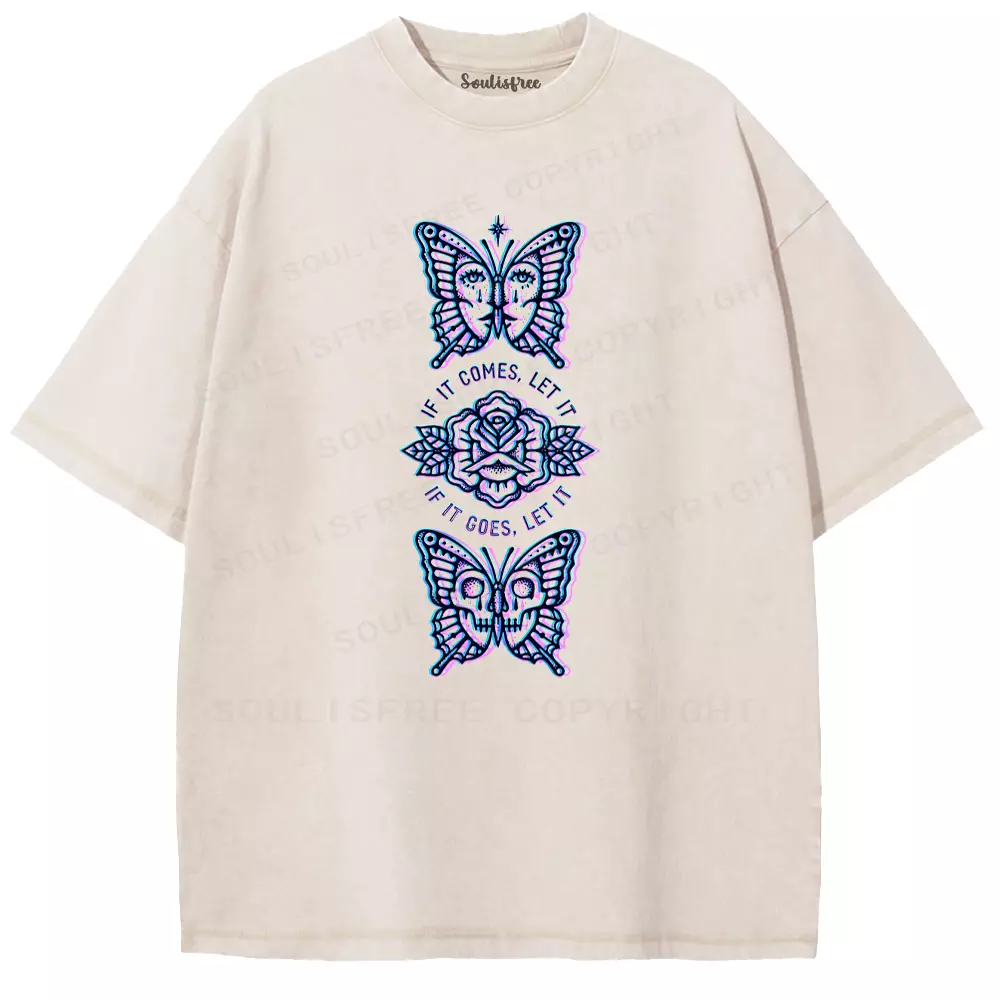 Soulisfree Let It Come, Let It Go Washed Tee