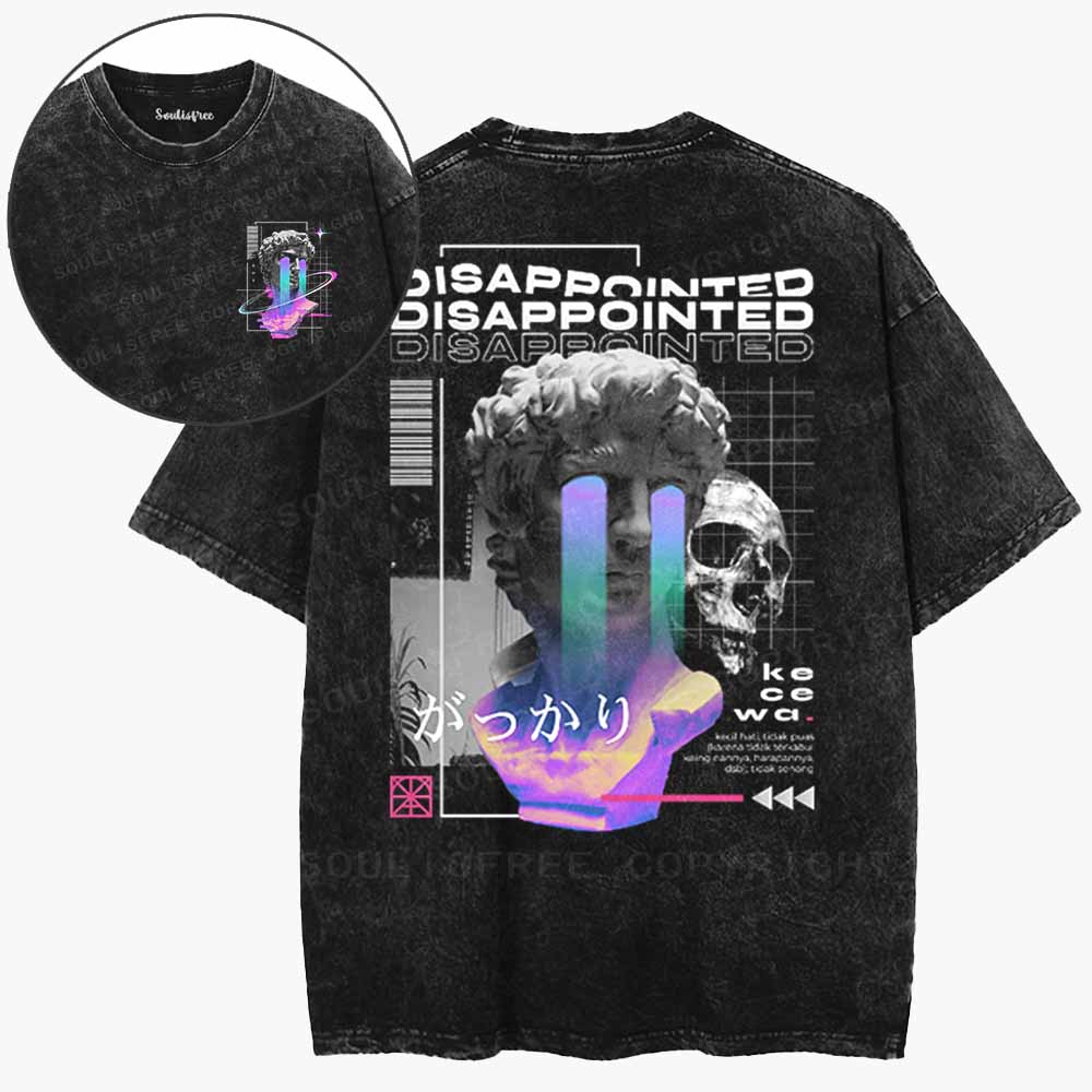 Soulisfree Glitched Emotions Washed Tee