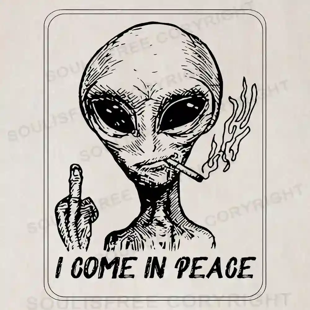 I Come In Peace Washed Tank