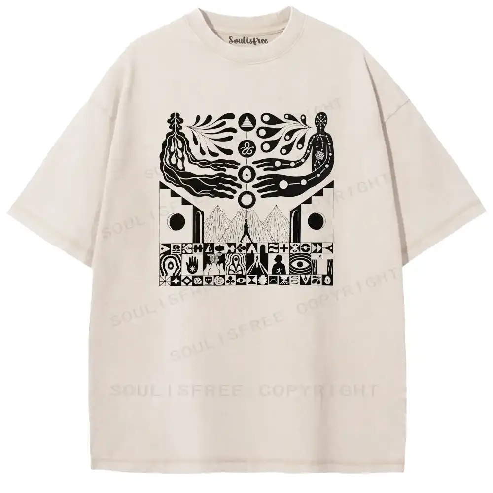 Sacred Symbol Washed T-shirt