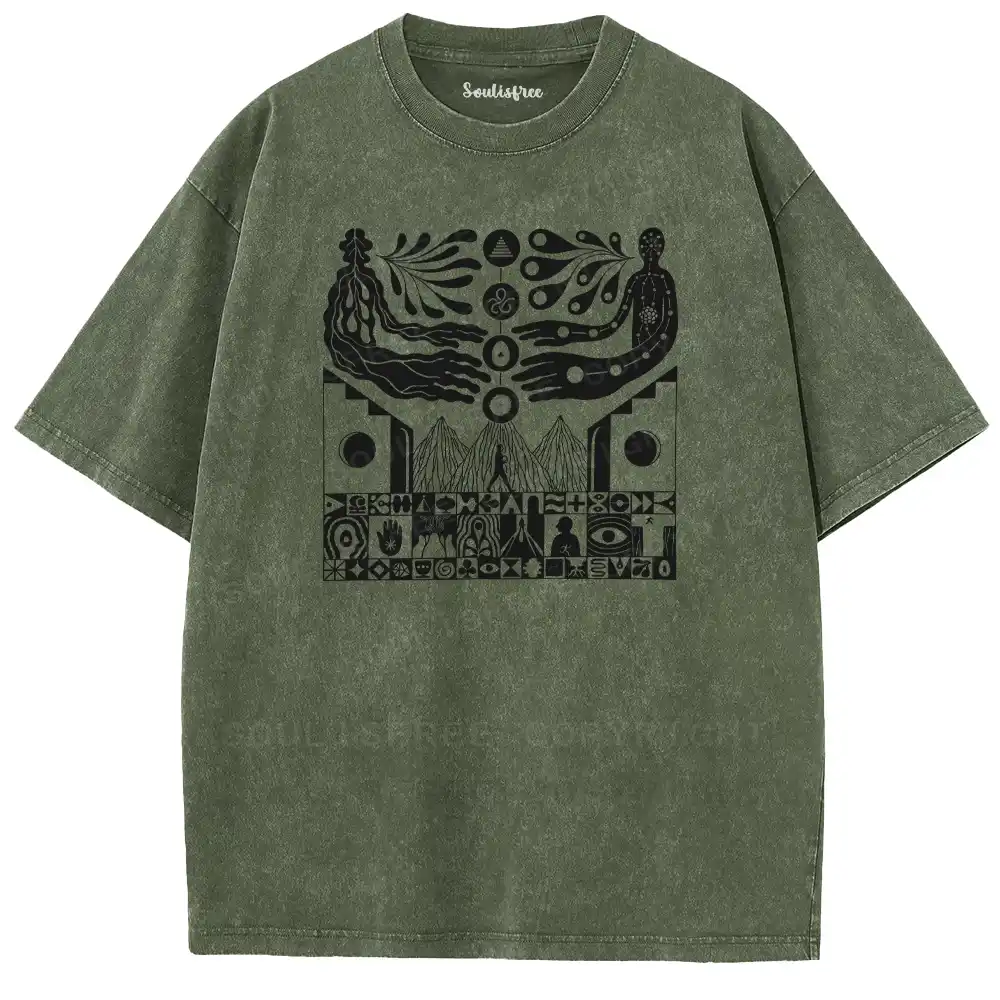 Sacred Symbol Washed T-shirt