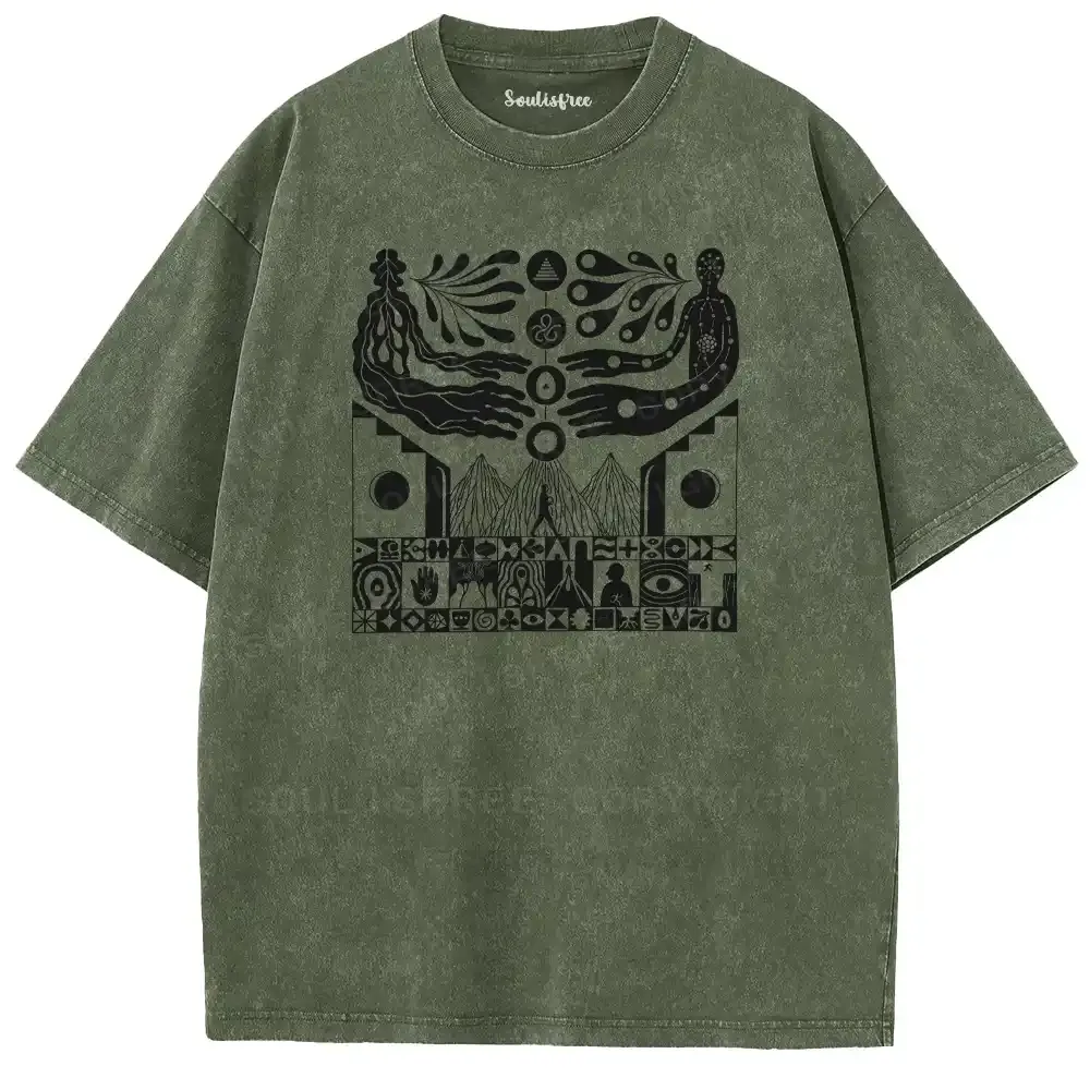 Sacred Symbol Washed T-shirt