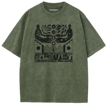 Sacred Symbol Washed T-shirt