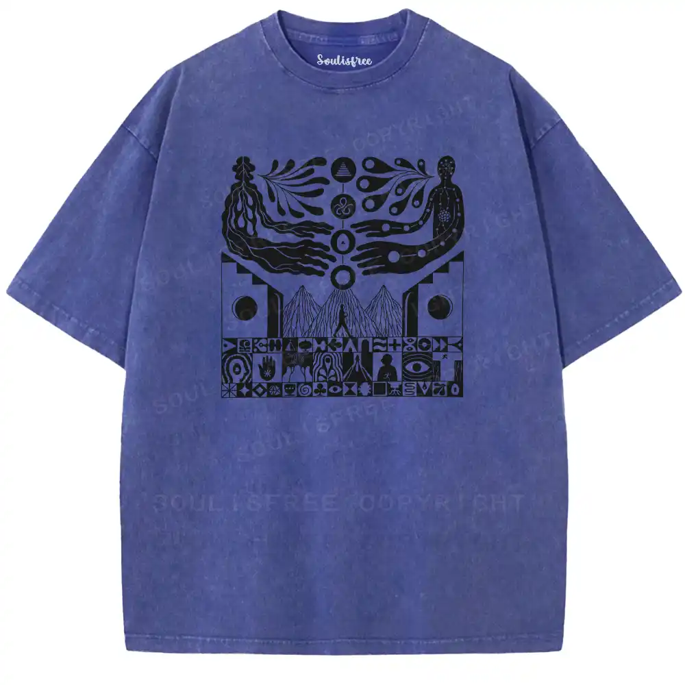 Sacred Symbol Washed T-shirt