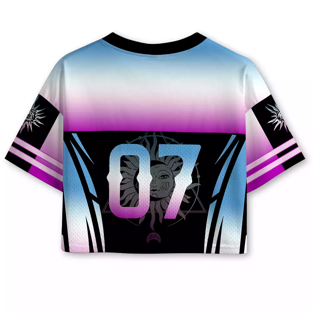 Soulisfree Sun & Moon Soul Cropped Mesh Jersey