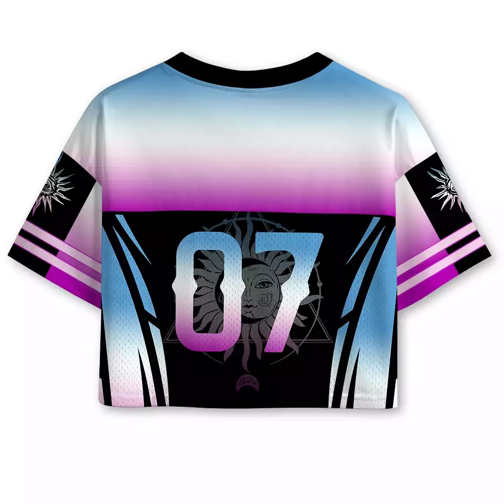 Soulisfree Sun & Moon Soul Cropped Mesh Jersey