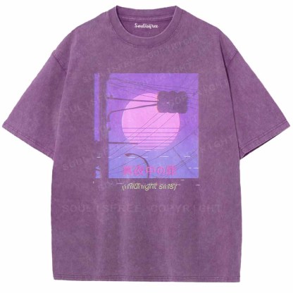 Soulisfree Tokyo Lights Washed Tee