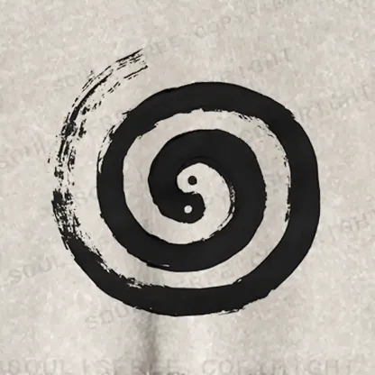 The Cycle Of Life Washed Cropped Sweatshirt