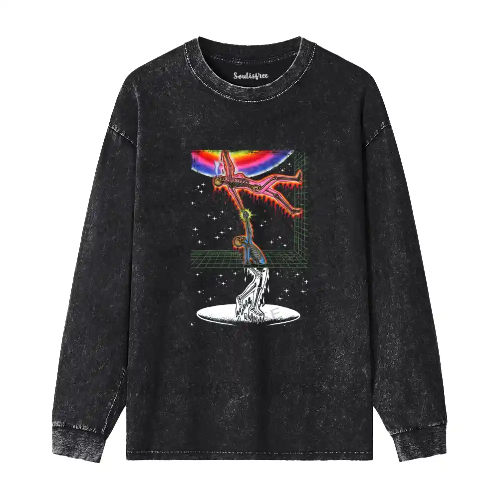 Rebirth Washed Long Sleeve Shirt