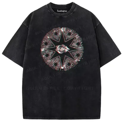 Soulisfree Cosmic Watcher Washed Tee