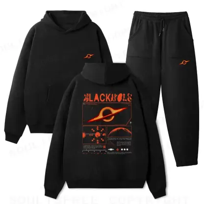 The Mystery Of Black Holes Fleece Hoodie Set