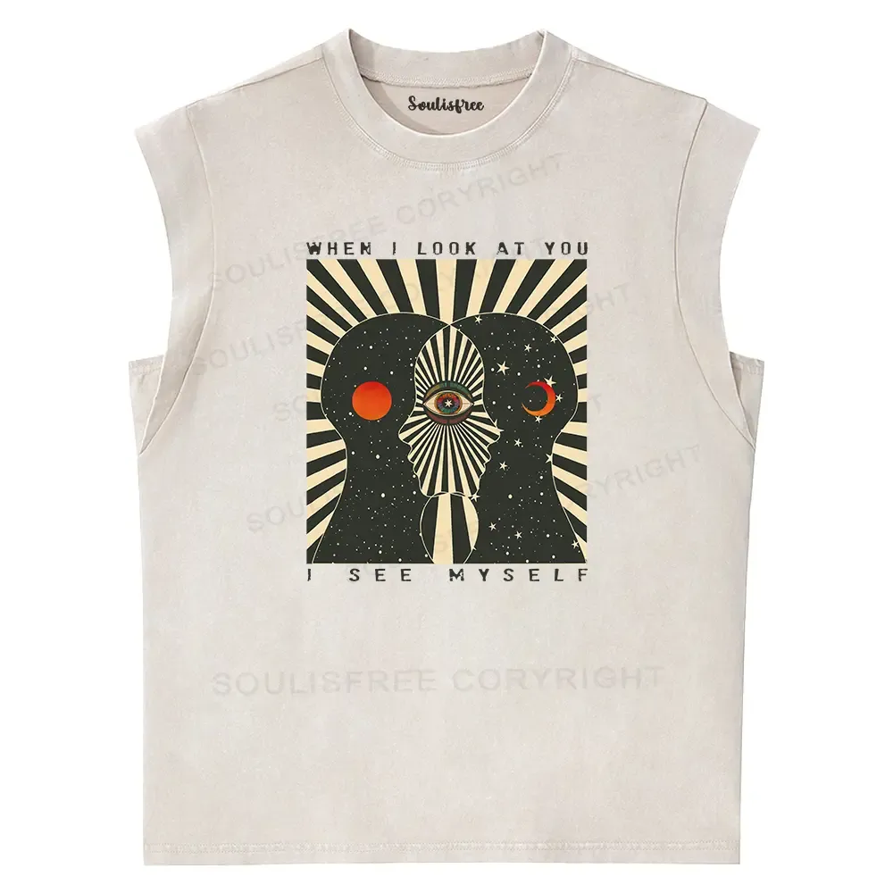 Designed Reflections of the Soul Washed Tank