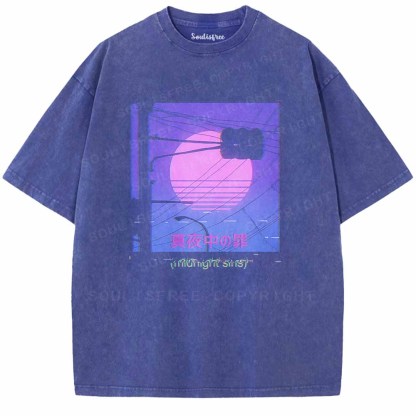 Soulisfree Tokyo Lights Washed Tee