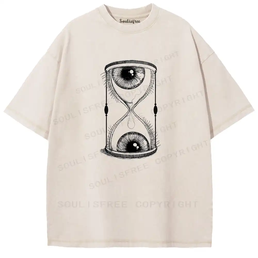 Eye Hourglass Washed T-shirt