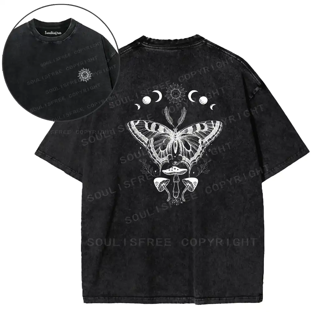 Whispering Butterfly Washed T-shirt