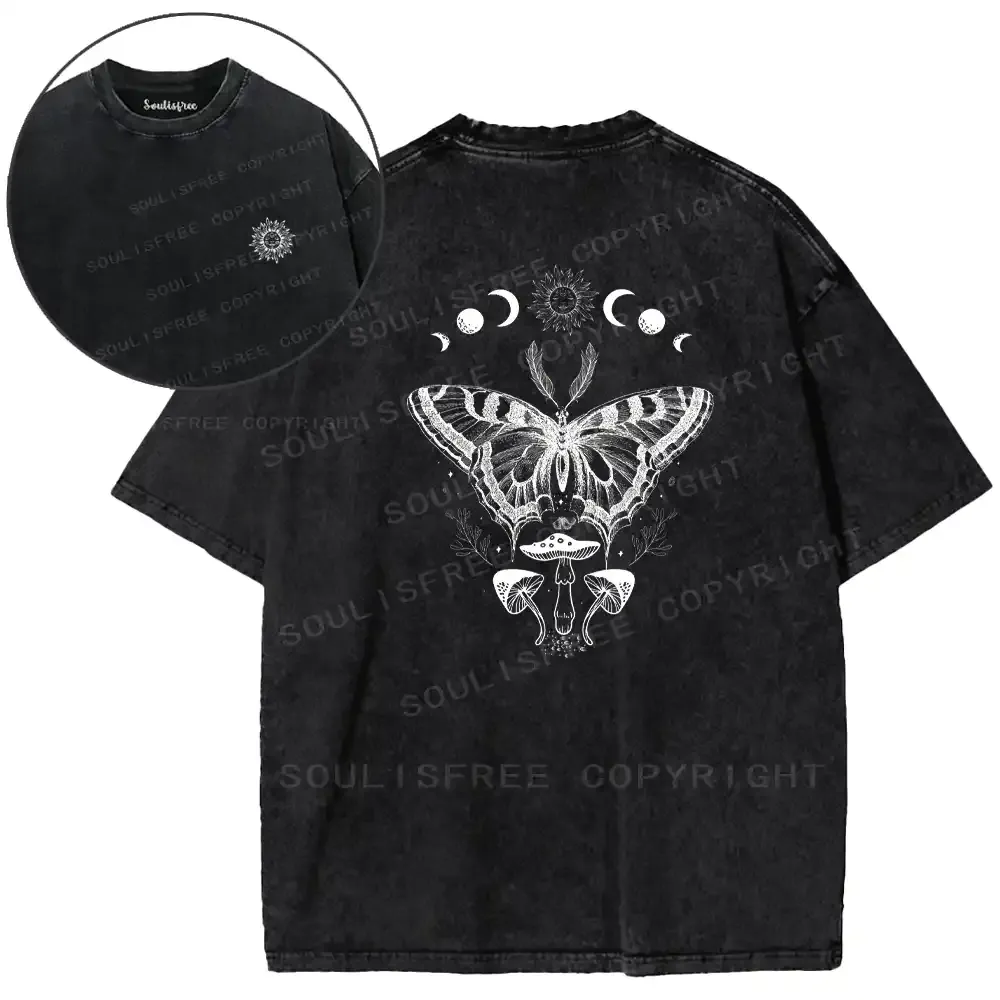 Whispering Butterfly Washed T-shirt