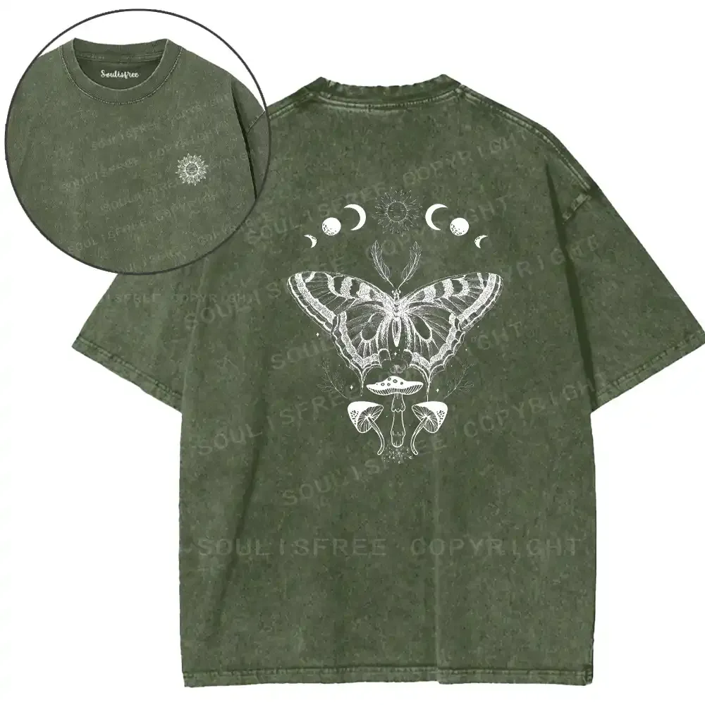 Whispering Butterfly Washed T-shirt