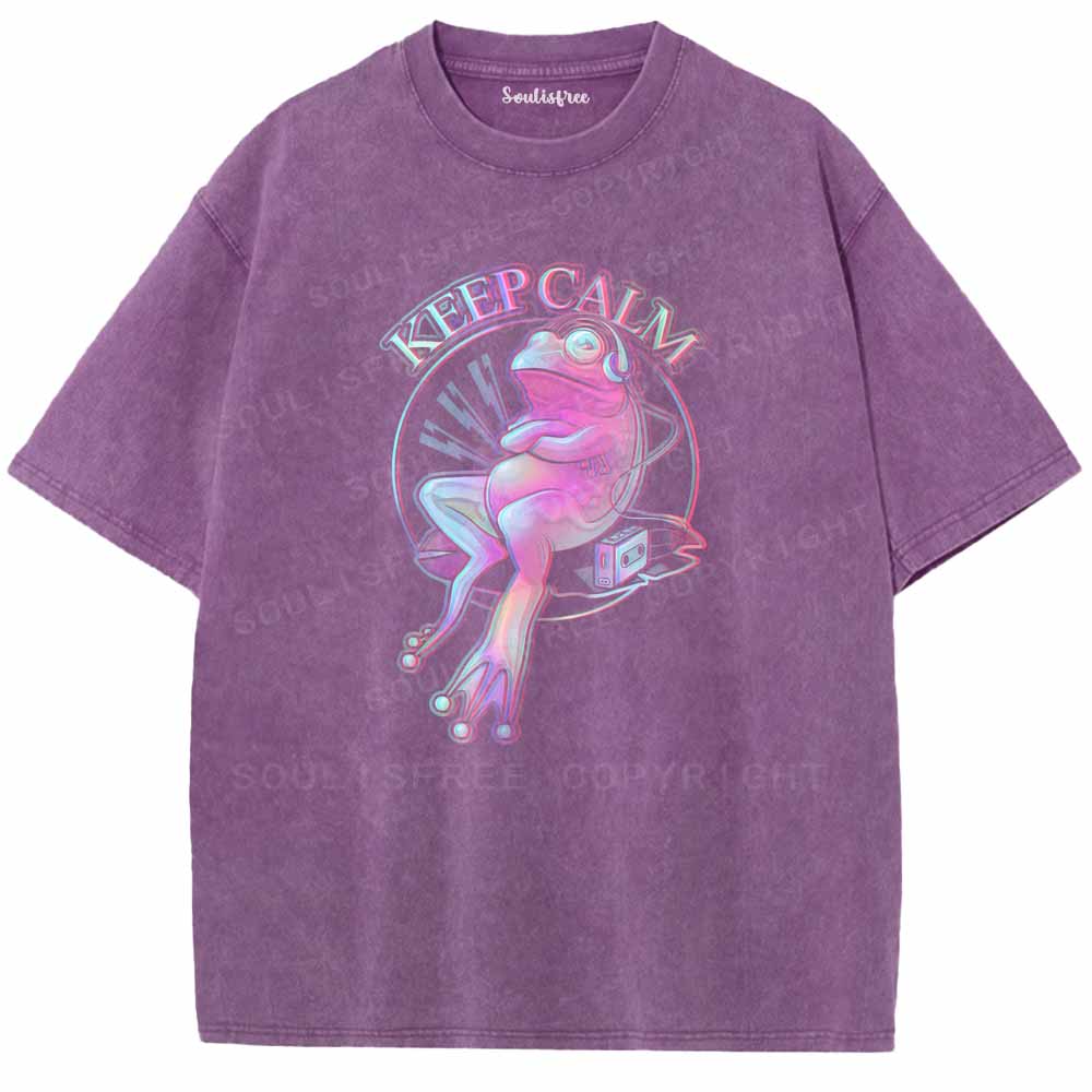 Soulisfree KEEP CALM Washed Tee