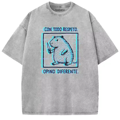 Soulisfree Capybara of Contradiction Washed Tee