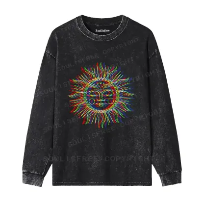 Vibes of the Sun Washed Long Sleeve Shirt